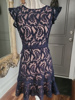 She + Sky Lace Dress